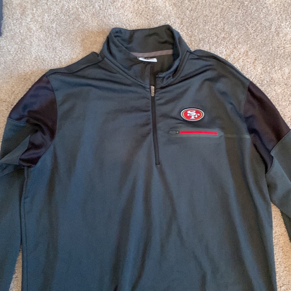 SF 49ers 1/4 zip NFL/ Nike brand